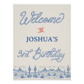 Poster Boys Blue Red Rodeo 3e anniversaire accueille le s (Devant)