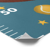 Poster Boys Cute Blue Metric Graphique de croissance spor (Coin)