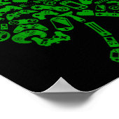 Poster Boys Gamer Game Shamrock St Patricks Day Irish Men (Coin)