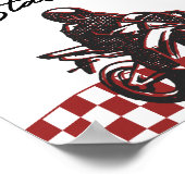 Poster Boys Refuge SIGNE Dirt Vélo Anniversaire (Coin)