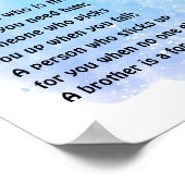 Poster Boys Room Wall Art Brother Définition (Coin)