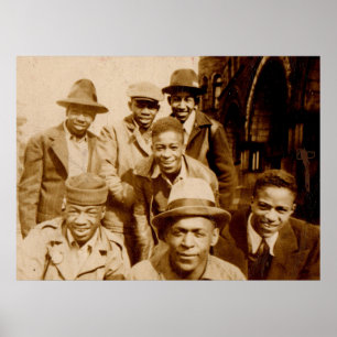 Poster Boyz des années 1930 du capot RPPC