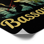 Poster Bquatch B Fishing Humor Bigfoot Ufo Sasquatch (Coin)