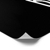 Poster Bra-ccoli Funny Veggie Brocoli Bra Pun Dark BG (Coin)