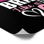 Poster Braap Moto Biker Comme Une Fille Fille Épouse (Coin)