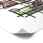 Poster Brac Un Art Géométrique Moderne Et Design (Coin)