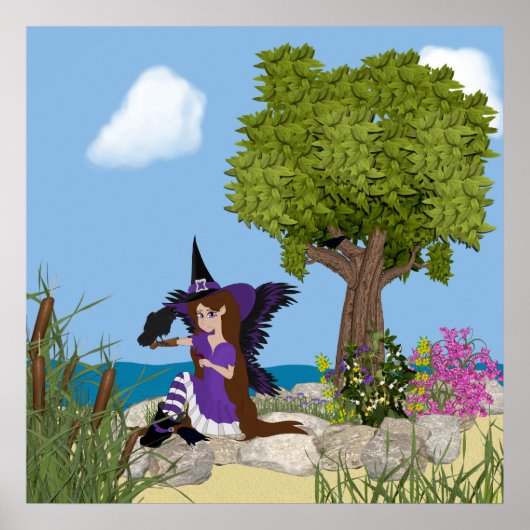 Poster Bracelet Raven Witch (Devant)