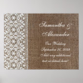 Poster Bracelet simple et dentelle (Devant)