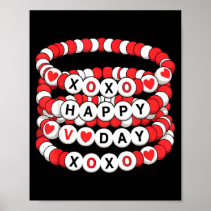 Poster Bracelets d'amitié de la Saint-Valentin Femmes K