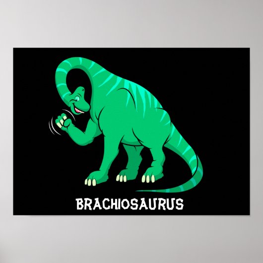 Poster Brachiosaure (Devant)