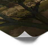 Poster Brachiosaurus Sunset Print (Coin)