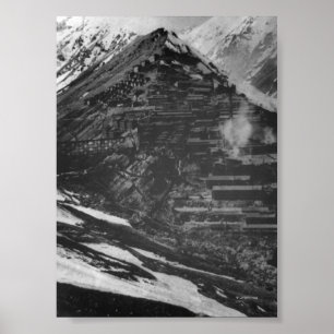 Poster Braden Copper Mines au Chili