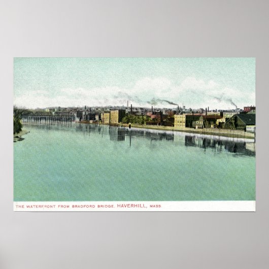 Poster Bradford Bridge Vue du front de mer (Devant)