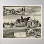 Poster Bradford Mineral Springs (Devant)