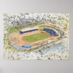 Poster Bradford Rugby League, stade Odsal