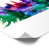 Poster Bradford Skyline (Coin)