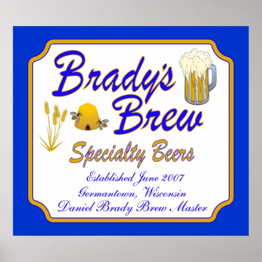 Poster Brady's_Brew_3 (Devant)