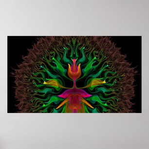 Poster Brahma a déguisé comme tulipe