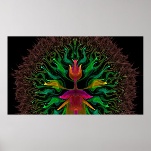 Poster Brahma déguisée en tulipe (Devant)