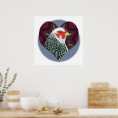 Poster Brahma Hen Heart (Cuisine)