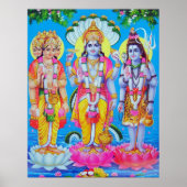 Poster brahma-vishnu-mahesh (Devant)
