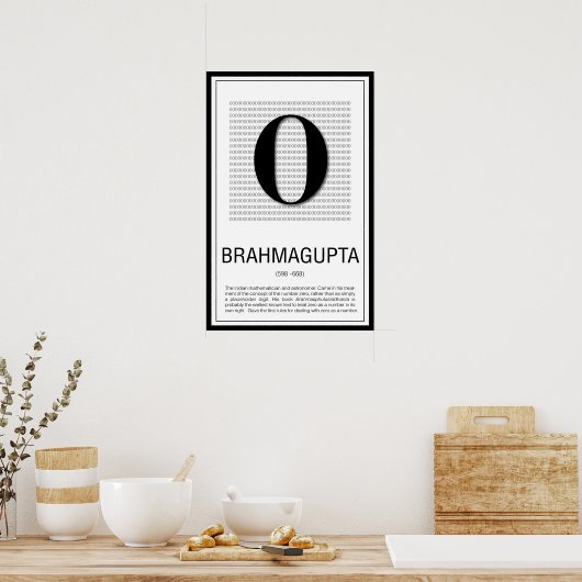 Poster Brahmagupta (Cuisine)