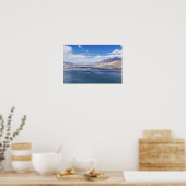 Poster Brahmaputra rivière et paysage de montagne - Tibet (Cuisine)