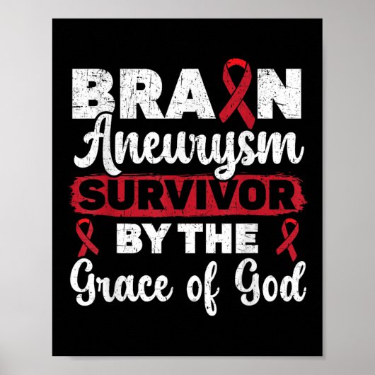 Poster Brain Aneurysm Survivor Medical Condition Aneurysm (Devant)