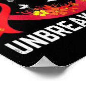 Poster Brain Aneurysm Warrior Unbreakable Surgery Awarene (Coin)