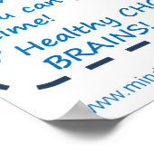 Poster Brainology® pour les neurones cérébraux (Coin)