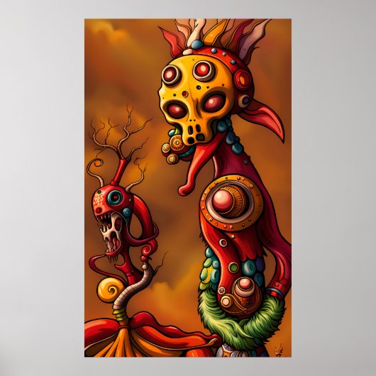 Poster Brainrot - Ken Gage Surreal Art (Devant)