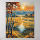 Poster Braises à travers le miroir alpin (Devant)