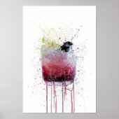 Poster Bramble Cocktail (Devant)