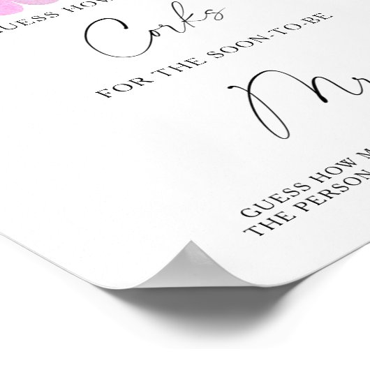 Poster Branch Sakura - Devinez combien de bouchons (Coin)