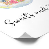 Poster Branche à feuillage persistant d'hiver - Sucres et (Coin)