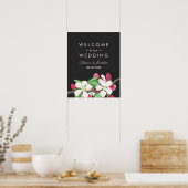 Poster Branche Apple Blossom | Bienvenue à Notre Mariage (Cuisine)