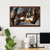 Poster Branche carrée (Bureau à domicile)