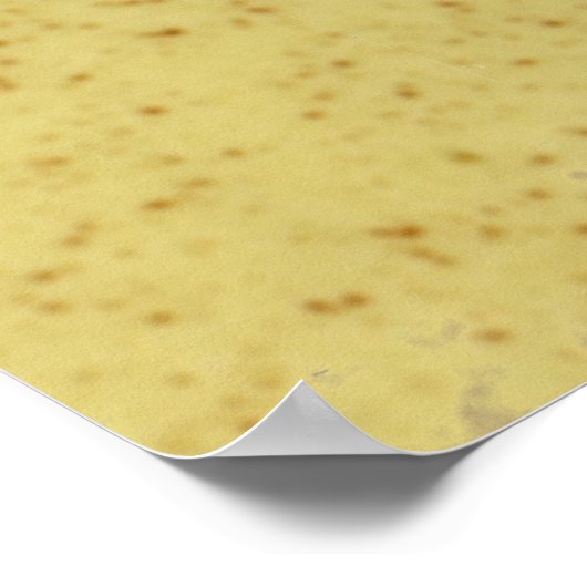 Poster Branche cerise sur jaune (Coin)