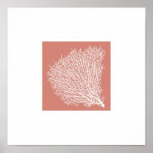 Poster branche corail (Devant)