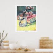 Poster Branche d'amande en fleurs par Vincent van Gogh (Cuisine)