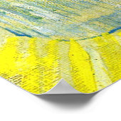 Poster Branche d'amande en fleurs par Vincent van Gogh (Coin)