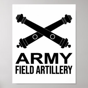 Poster Branche d'artillerie de campagne de l'armée améric