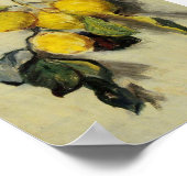 Poster Branche de citrons (Coin)