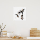 Poster Branche des pins, Sumi-e (Cuisine)