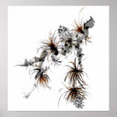 Poster Branche des pins, Sumi-e (Devant)