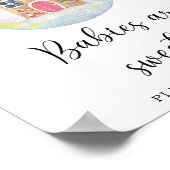 Poster Branche d'hiver - les bébés sont doux (Coin)