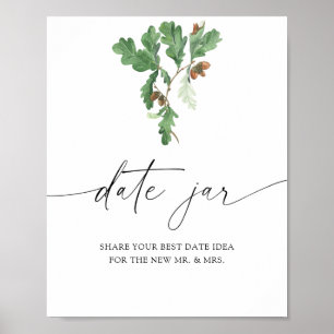 Poster Branche d'maïs - idées dater la nuit. Nuptiale du 