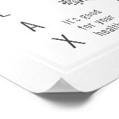 Poster Branche Florale Relax Motivation dire (Coin)