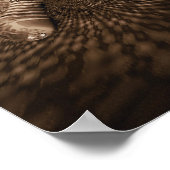 Poster Branché sur l'impression de grille (Coin)