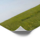 Poster Branches Brown de l'arbre du visage humain sculpté (Coin)